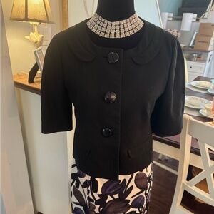 Black crop jacket
